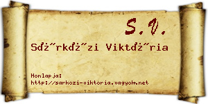 Sárközi Viktória névjegykártya