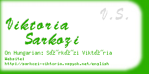 viktoria sarkozi business card